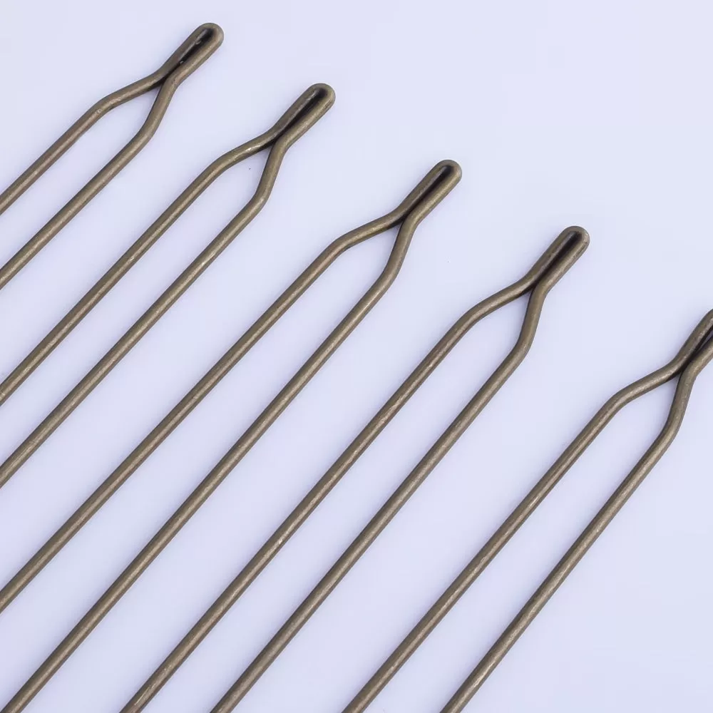 125mm Brass Y Hairpin Hair Fork Prom Hair Pins Hair Pin Stick Head Pattern Wedding Hair Accessories antique bronze 10pcs