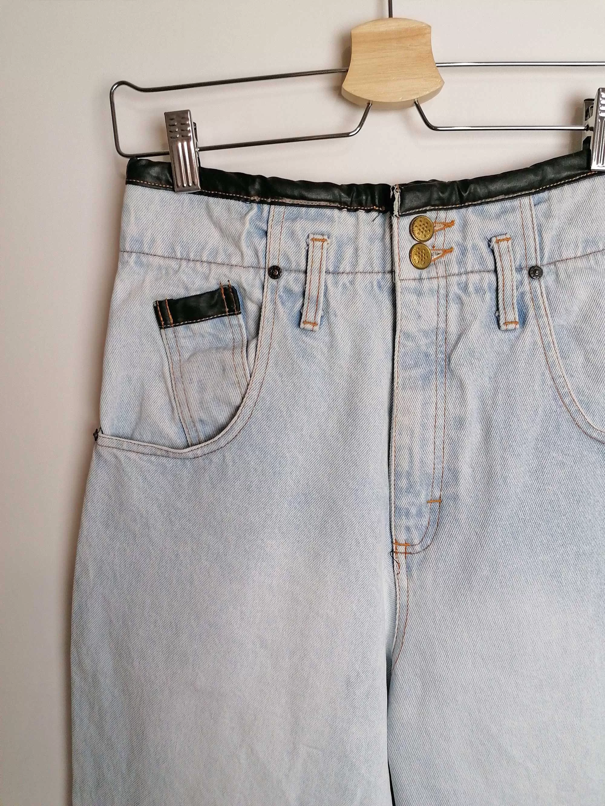 80's JANI. D Super High Waist Baggy Jeans - size S-M