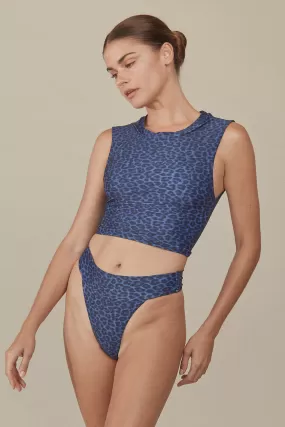 ACACIA Swimwear Costa Top in Blue Amur- Last One