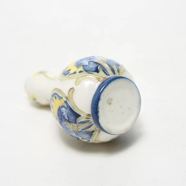 Art Nouveau Diminutive Porcelain Gourd-Shaped Vase