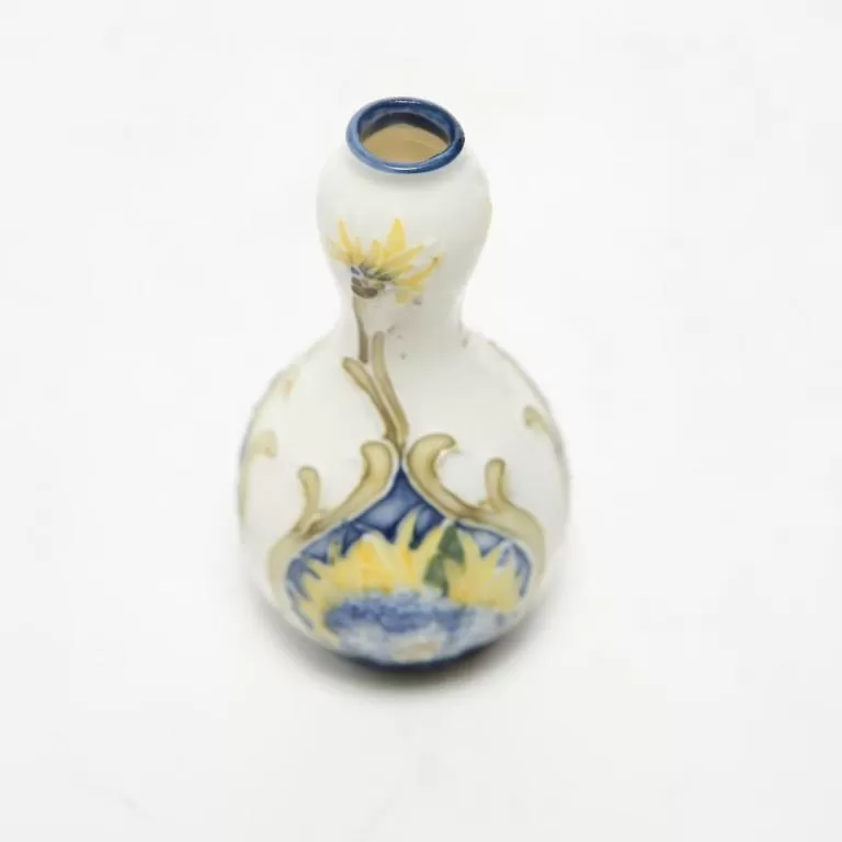 Art Nouveau Diminutive Porcelain Gourd-Shaped Vase