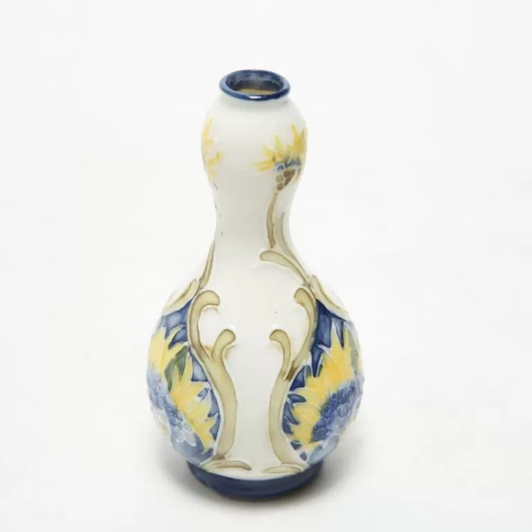 Art Nouveau Diminutive Porcelain Gourd-Shaped Vase