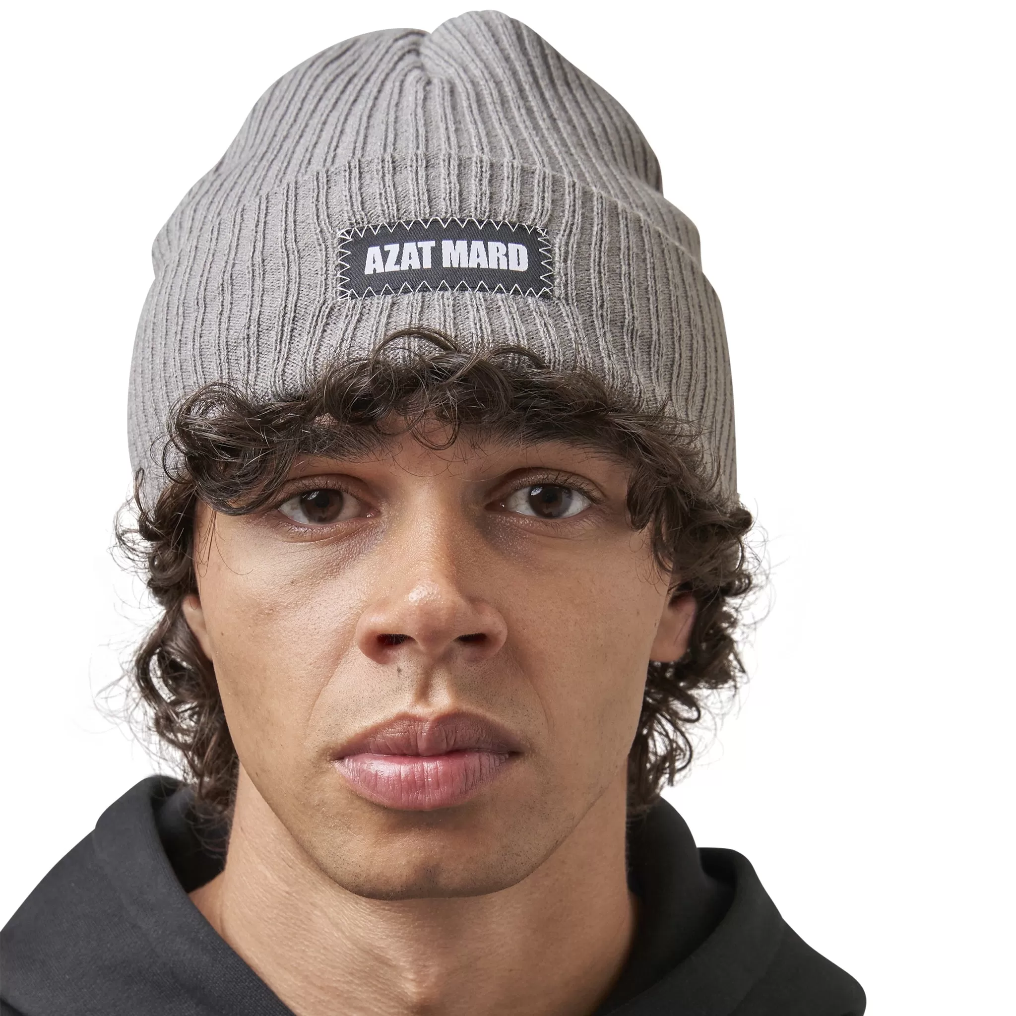 Azat Mard Grey Beanie Hat