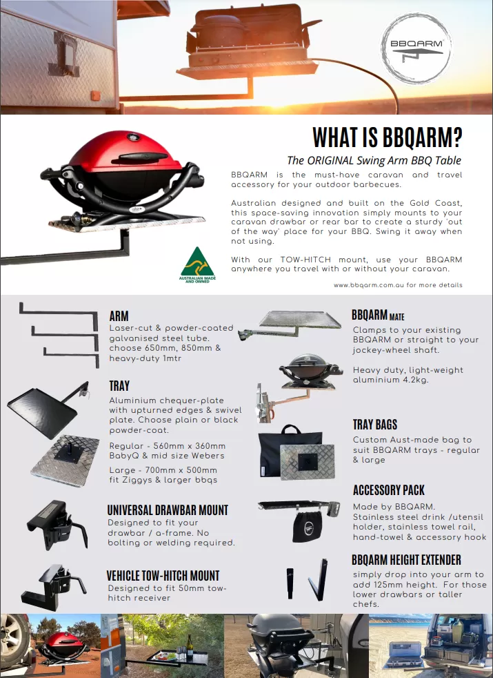 BBQARM KIT for Under Chassis Mounting