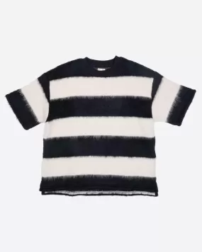 Big T Mohair Stripes Black/White