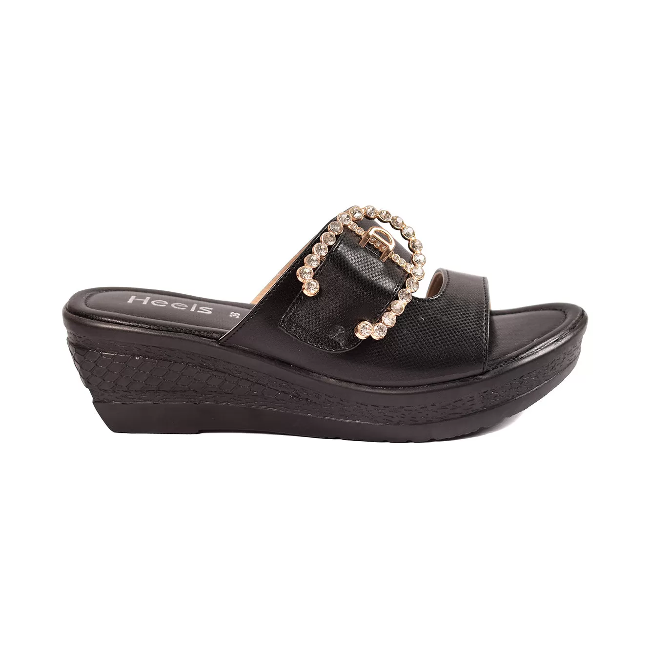 Black Casual Slipper 074150