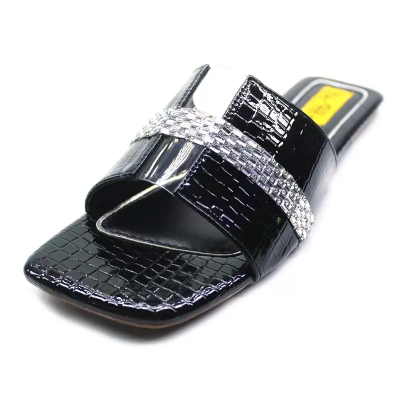 Black Casual Slipper