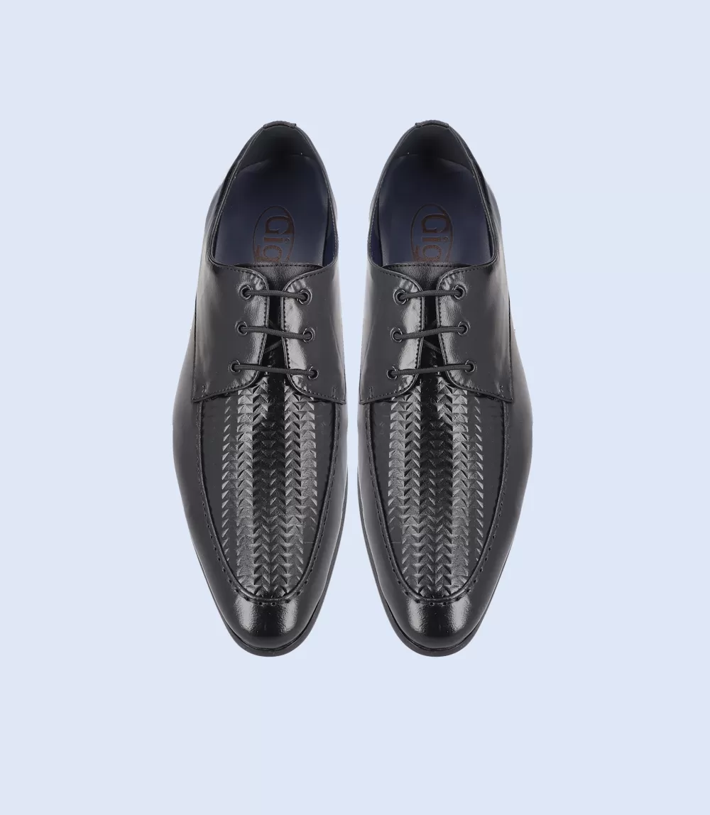 BM4163-BLACK-Men Formal Lace Up's