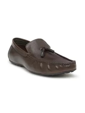 Brown Casual Tassel Loafers