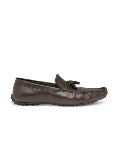 Brown Casual Tassel Loafers