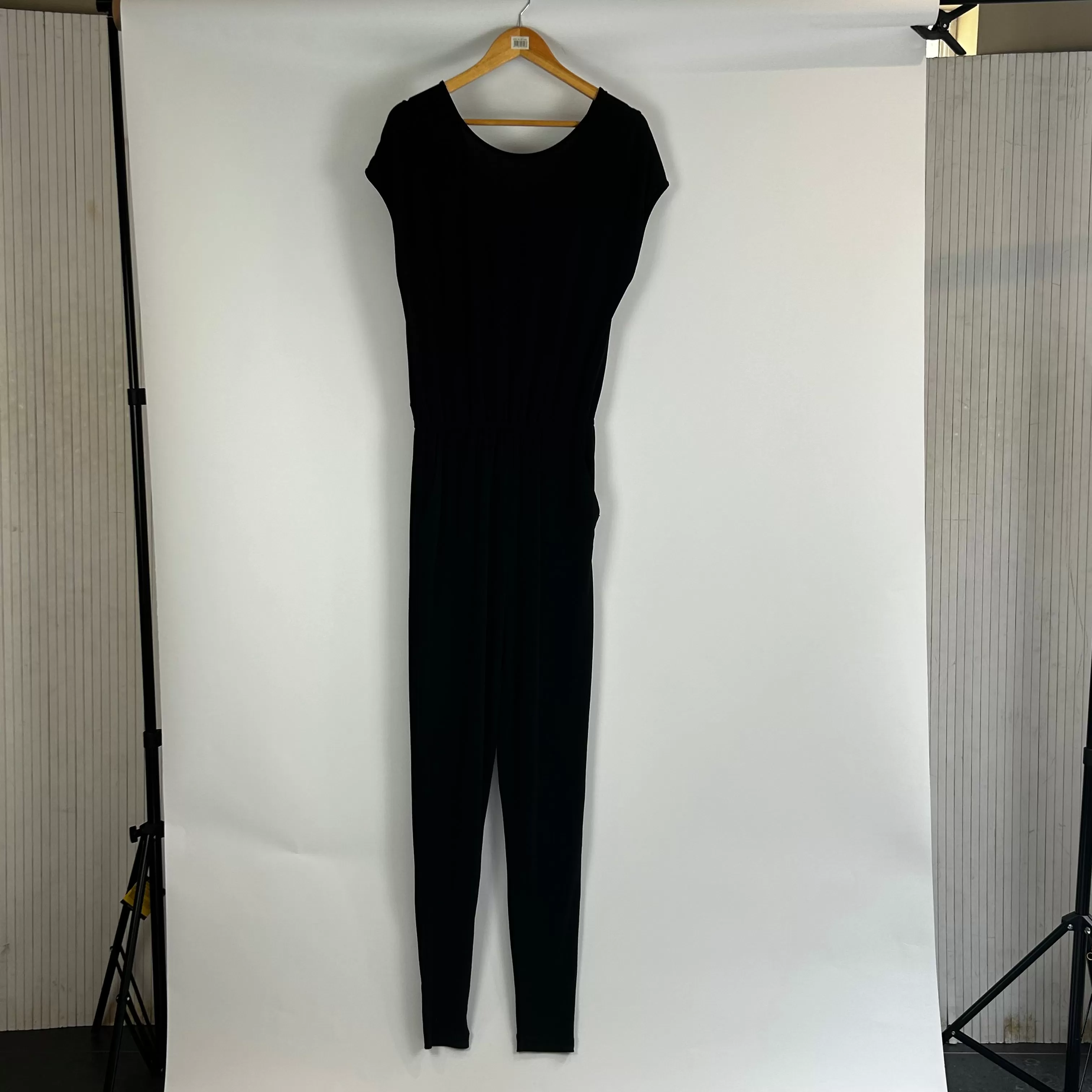 By Malene Birger Black Stretch Scoop Back Jumpsuit XS/S