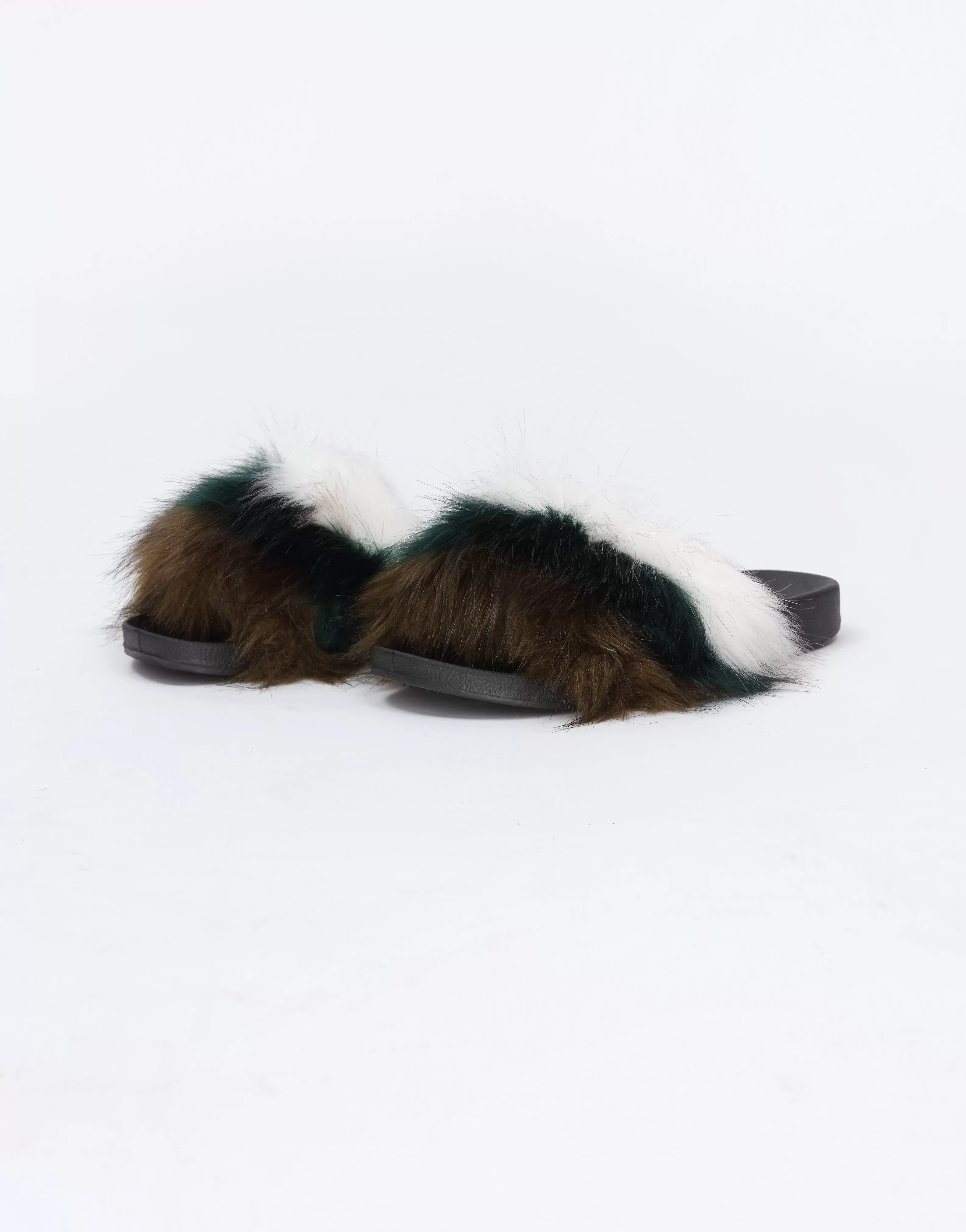 Casual Fur Slippers Panda