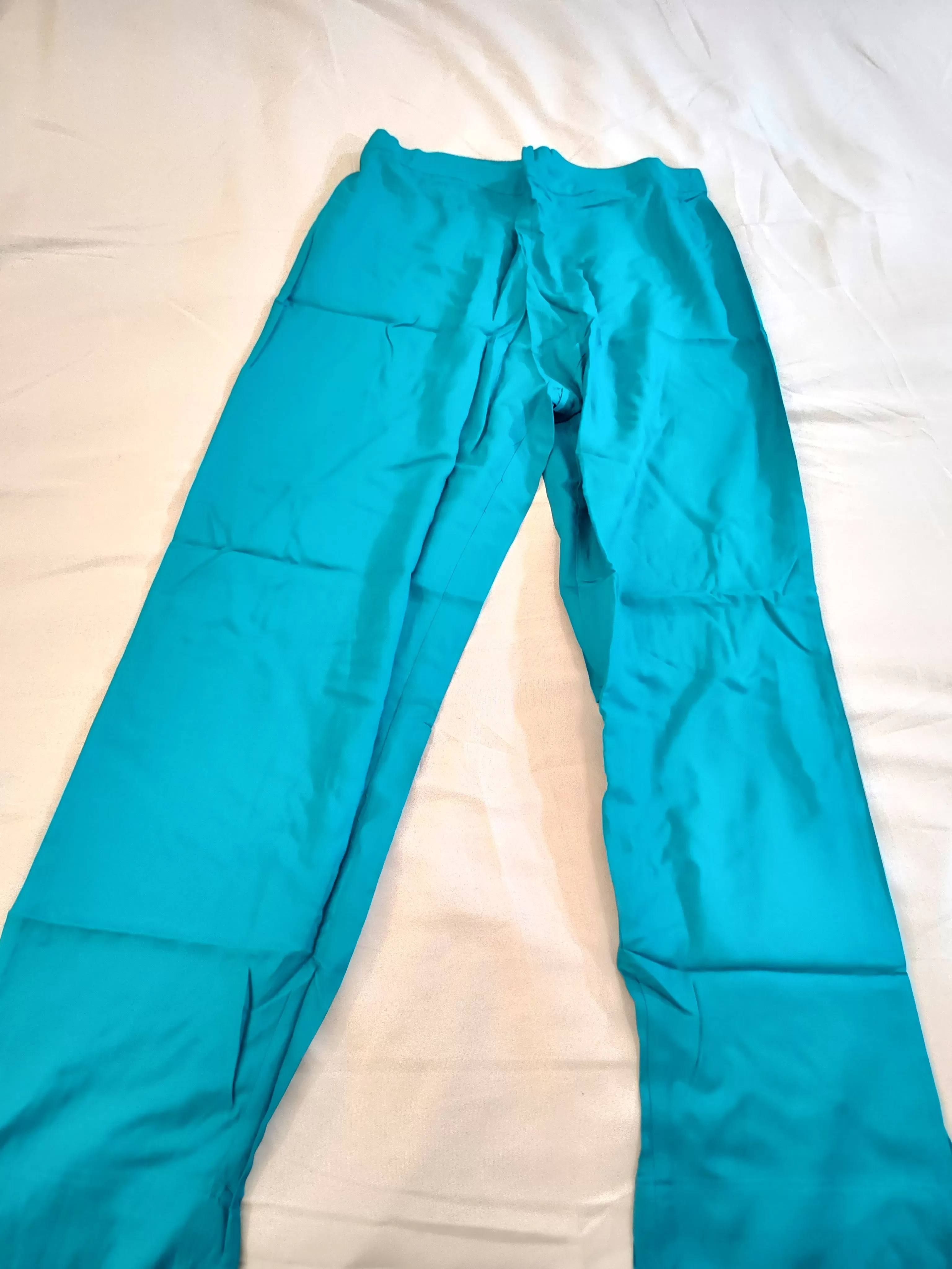 Charming Teal Blue Color Palazzo Pant