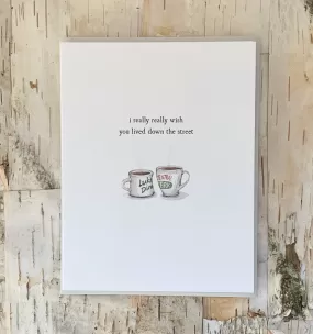 Coffee Cups Card