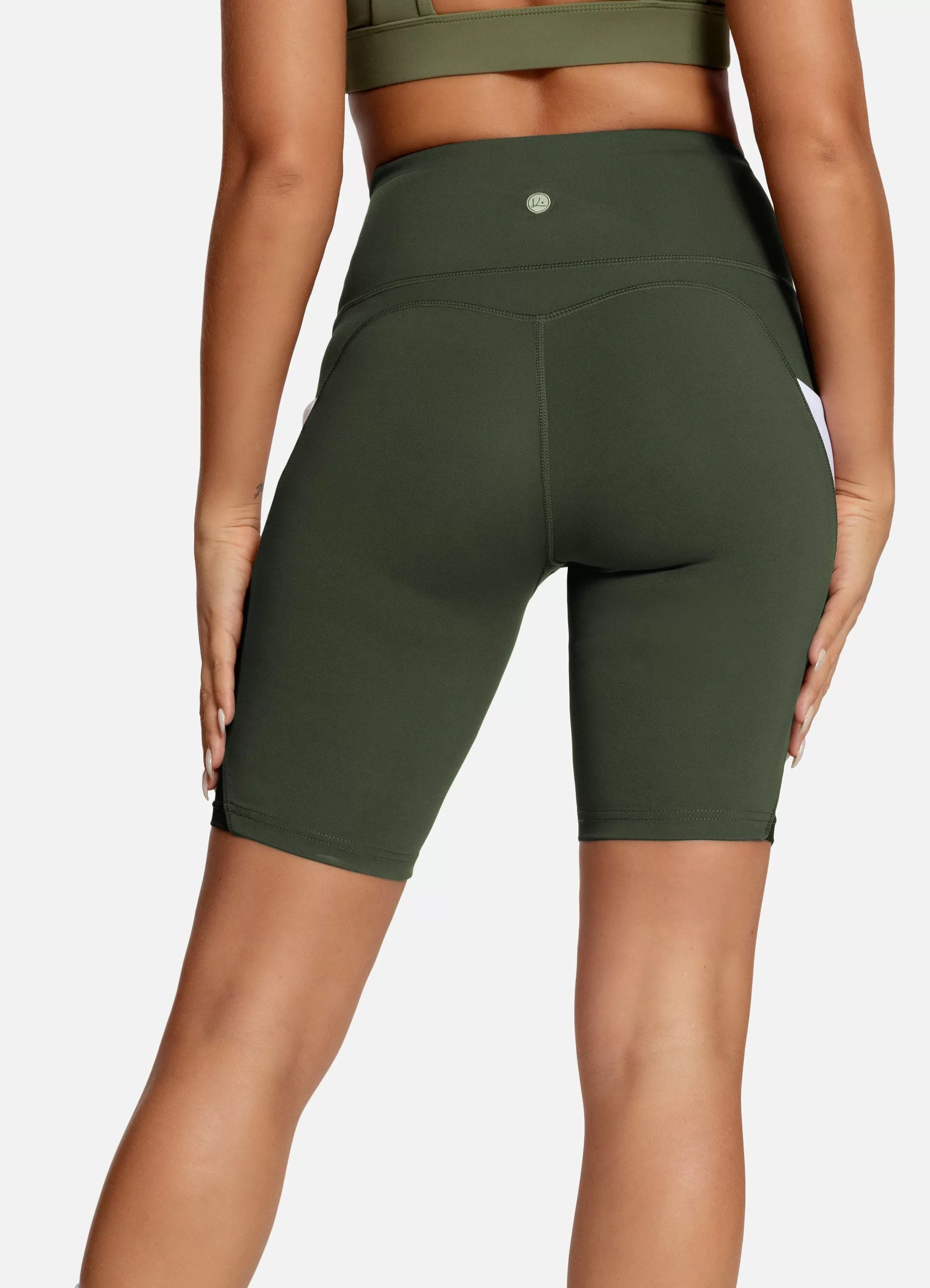 Color-Blocking Yoga Shorts