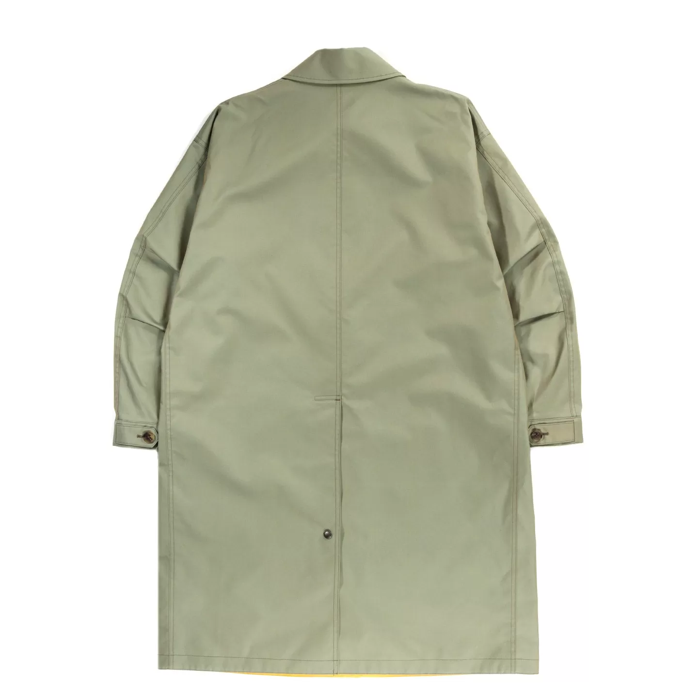 COMME DES GARCONS HOMME C003 IRIDESCENT COAT SAX BEIGE / YELLOW