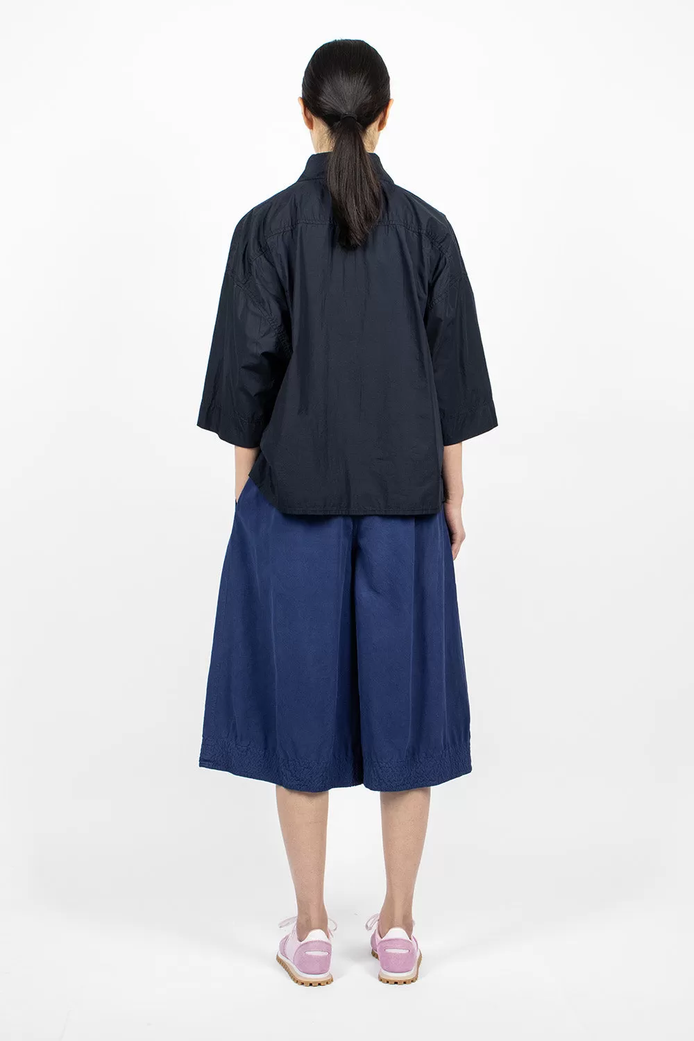 Coulisse Pant Blue Silk