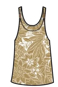 Dawny Recycled Cotton Vest - Honey Floral