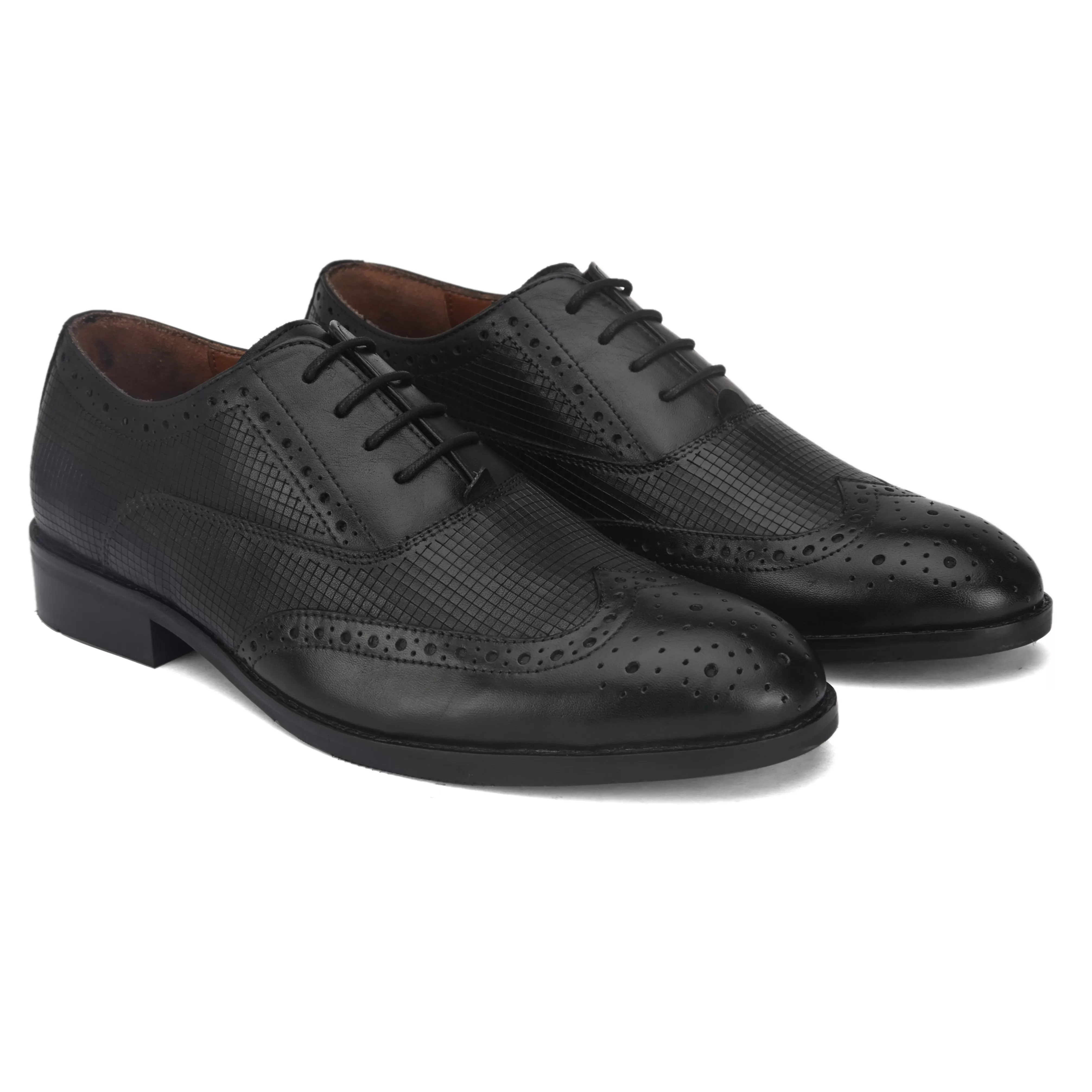 Delmar Black Formal Brogues