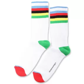 Democratique - Athletique Classique Stripe Socks - Multi