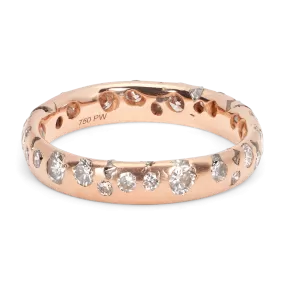 Diamond Confetti Ring in Rose - Size 7 - 11687