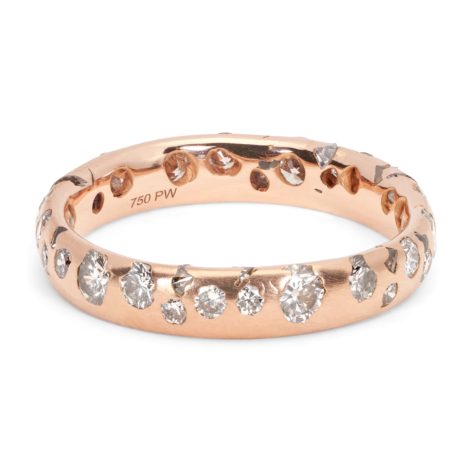 Diamond Confetti Ring in Rose - Size 7 - 11687