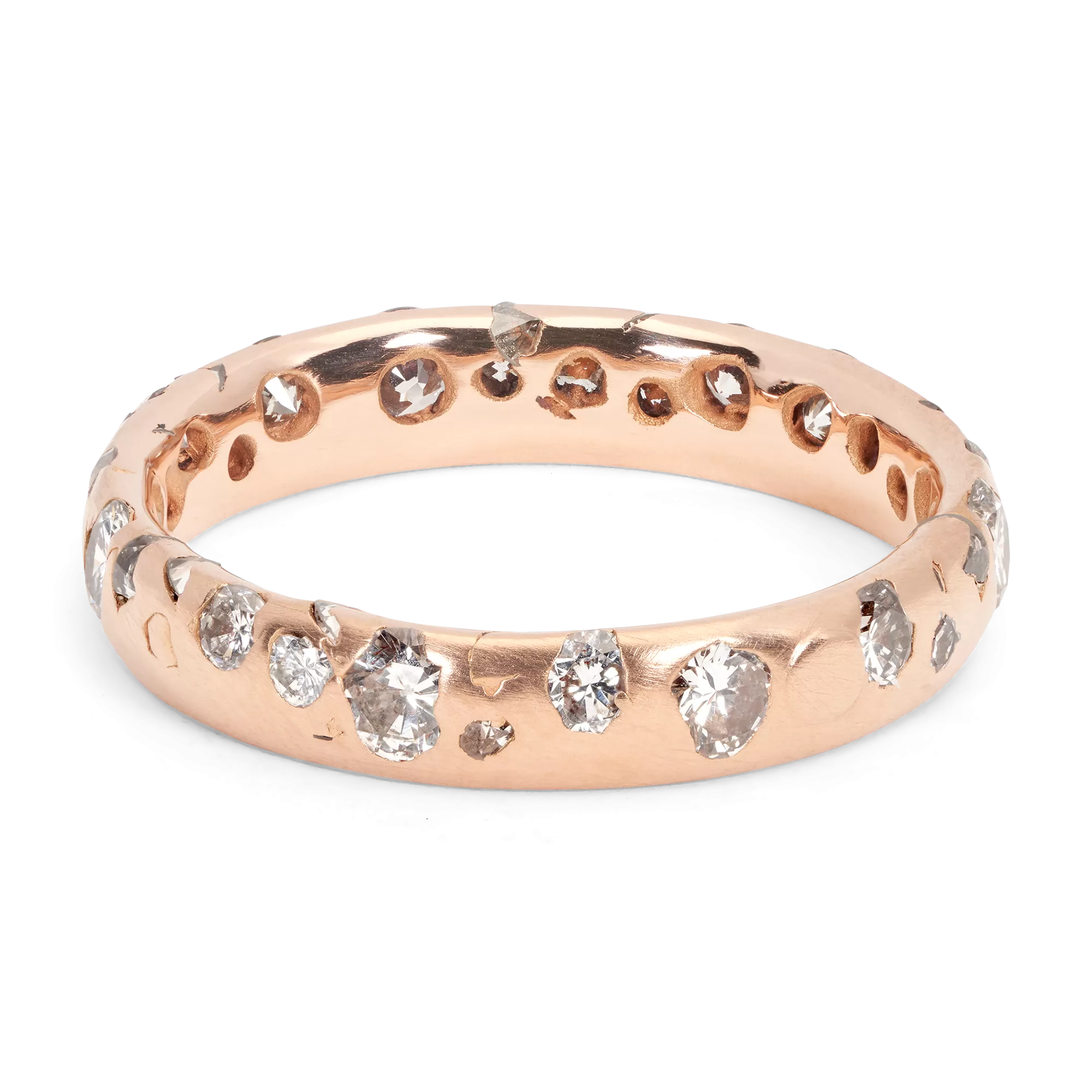 Diamond Confetti Ring in Rose - Size 7 - 11687