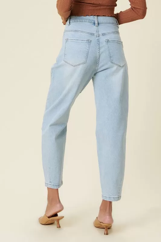 Distressed Slouchy Jeans