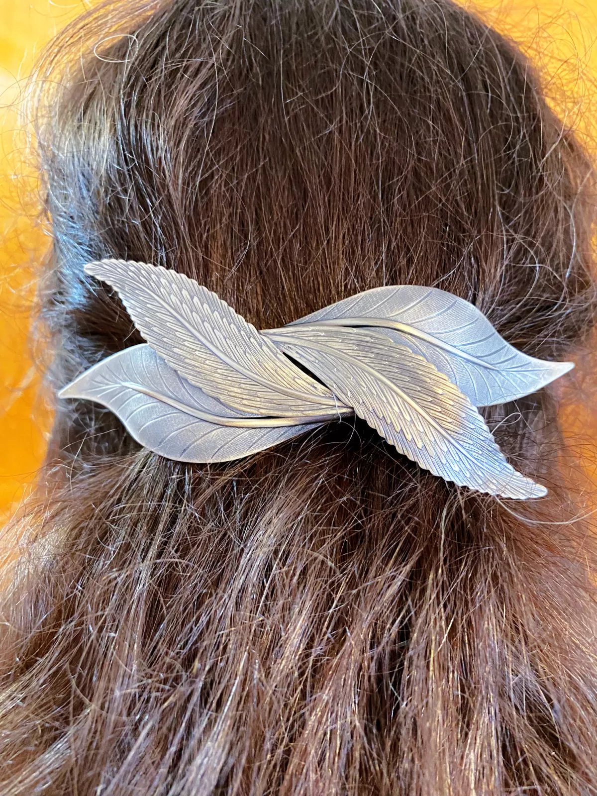 Double Leaves Barrette