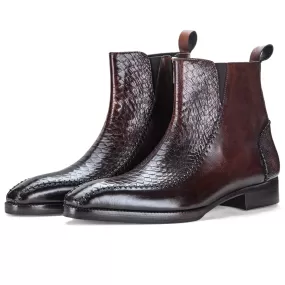 Driver Zipper Boots - Brown