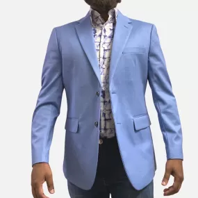 Duchamp Men’s Blue Tone on Tone Blazer | Modern Fit