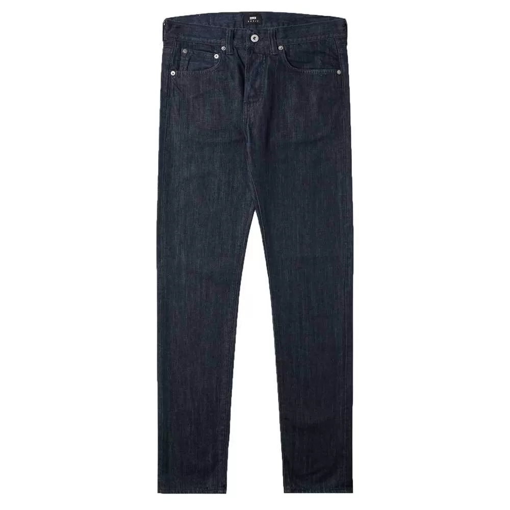 Edwin ED-80 Slim Tapered Jeans Kingston Blue Denim - Rinsed