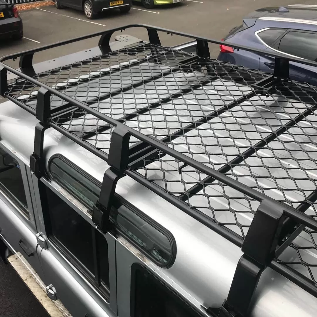 Expedition Aluminium Full Basket Roof Rack for Land Rover Defender 90 1983-2016