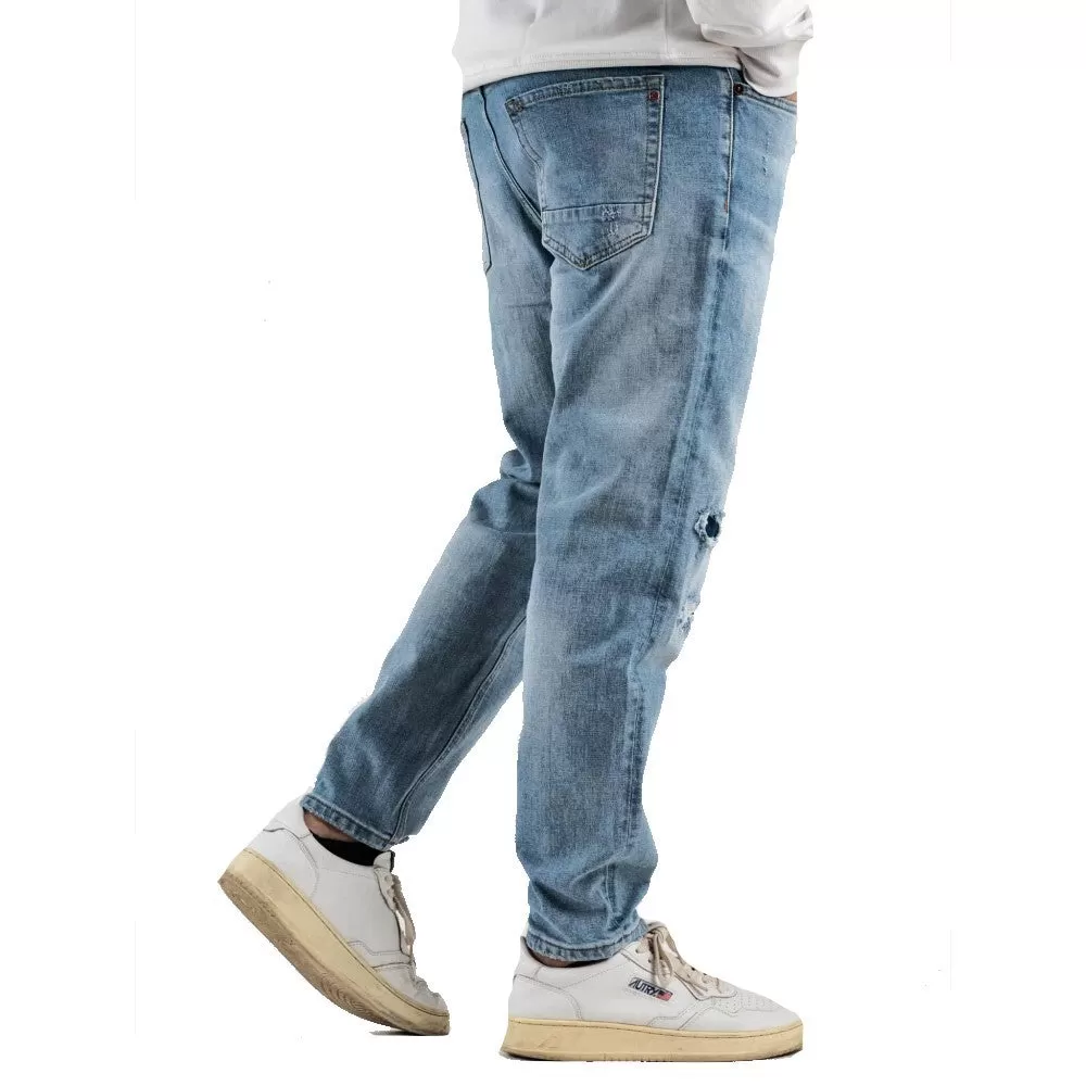 Gianni Lupo Jeans con Rotture Uomo