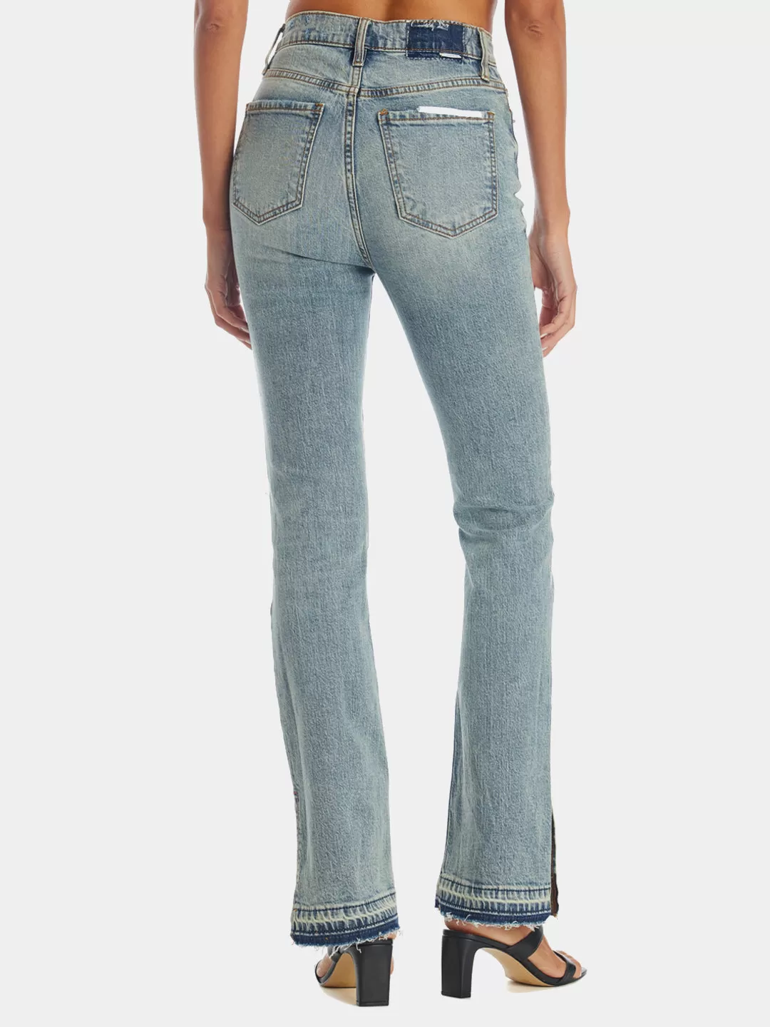 Go-Getter Flared Side Split Jeans