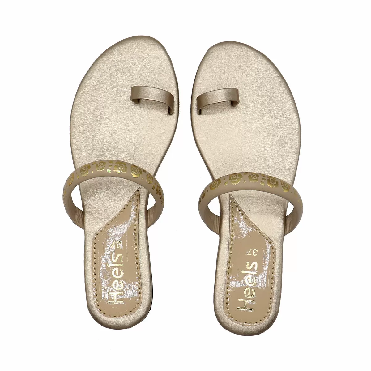 Golden Casual Chappal 000369