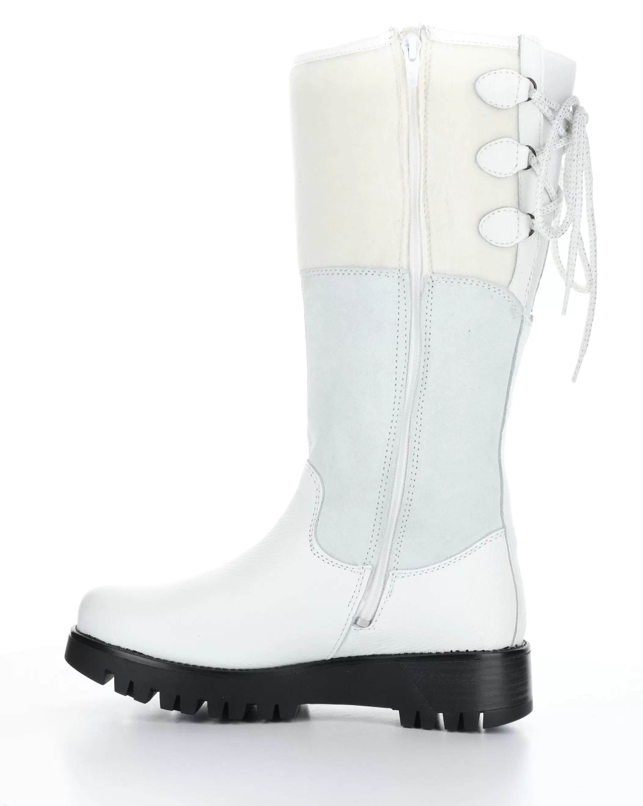 GOOSE PRIMA WHITE/ICE/MARBLE Round Toe Boots