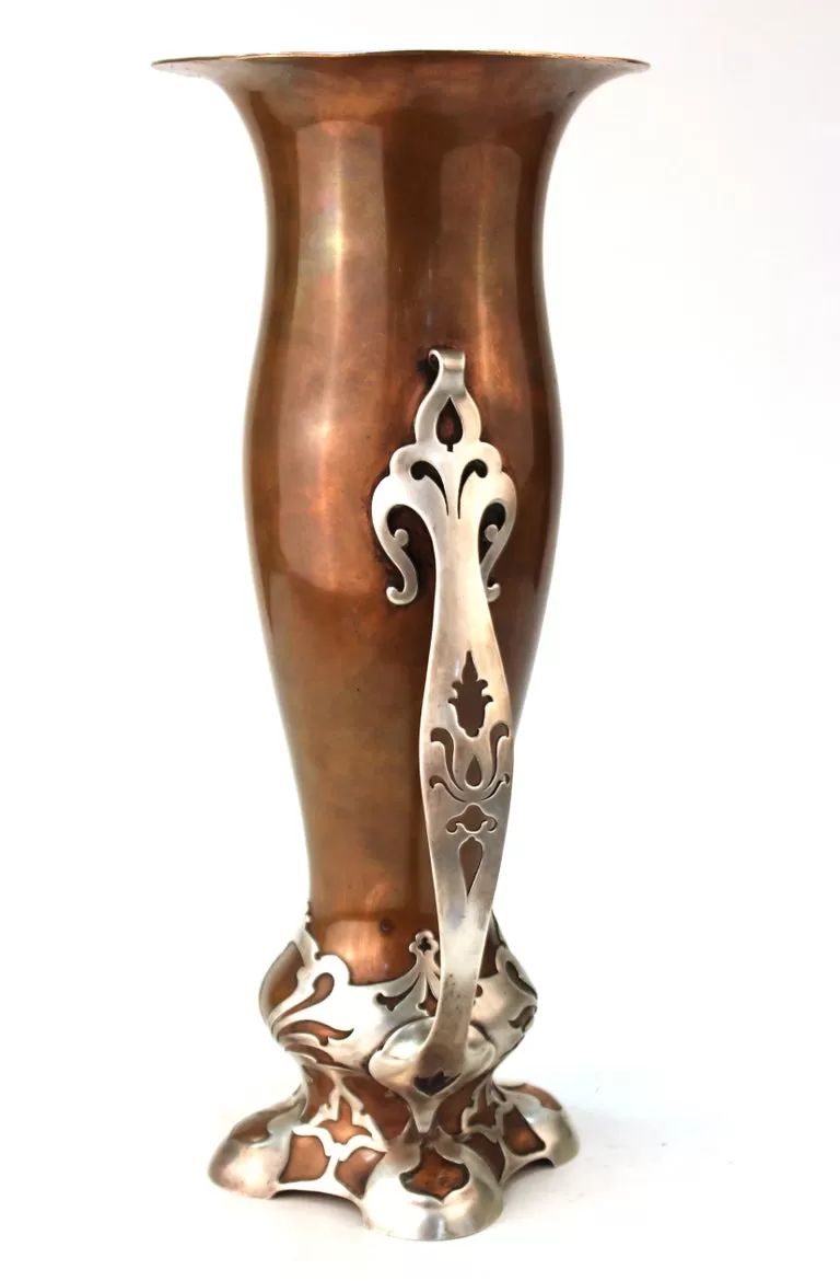 Gorham American Art Nouveau 'Athenia' Silver Vase