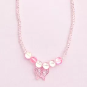 Great Pretenders Boutique Holo Pink Crystal Necklace