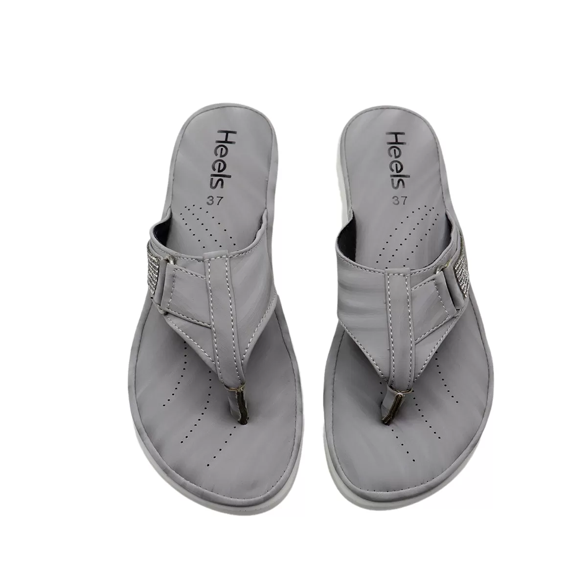 Grey Casual Chappal L00700001