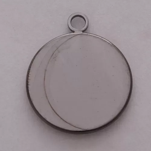 Gun Metal Black Plated Pendant trays,lead and nickle free,fit 16mm round glass cabocon, sold 50pcs per pkg