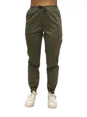 Hangar93 Military cotton trousers with 1 side pocket Z2641J MIL02 army green