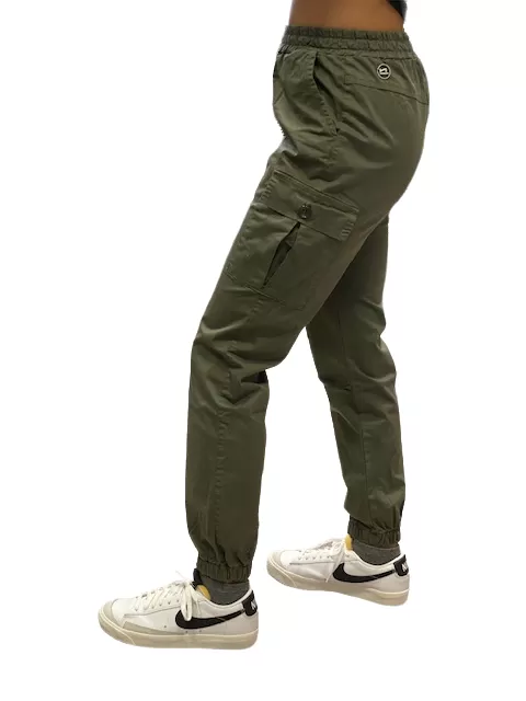 Hangar93 Military cotton trousers with 1 side pocket Z2641J MIL02 army green