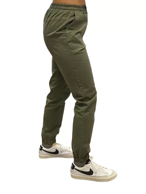 Hangar93 Military cotton trousers with 1 side pocket Z2641J MIL02 army green