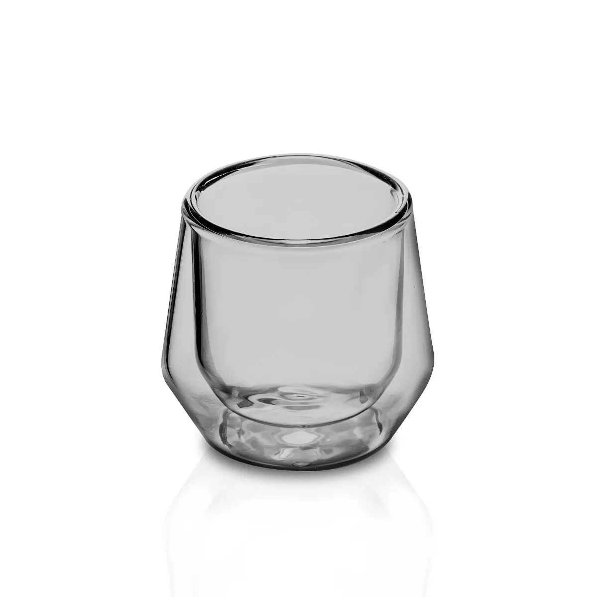 Hearth Double Wall Glass Espresso Cup (2.5oz/75ml) - Set of 2