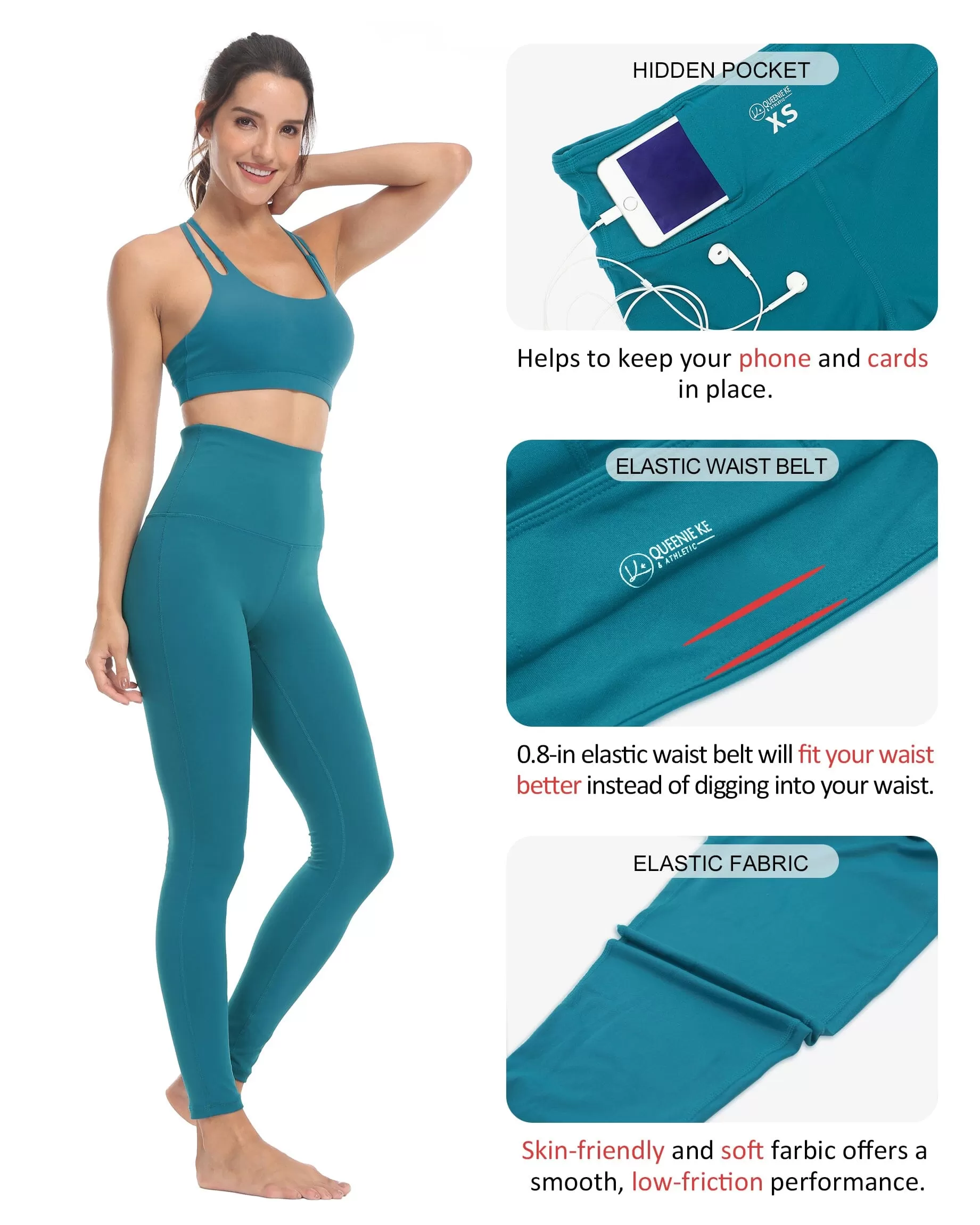 High Waist Tummy Yoga Leggings  60129