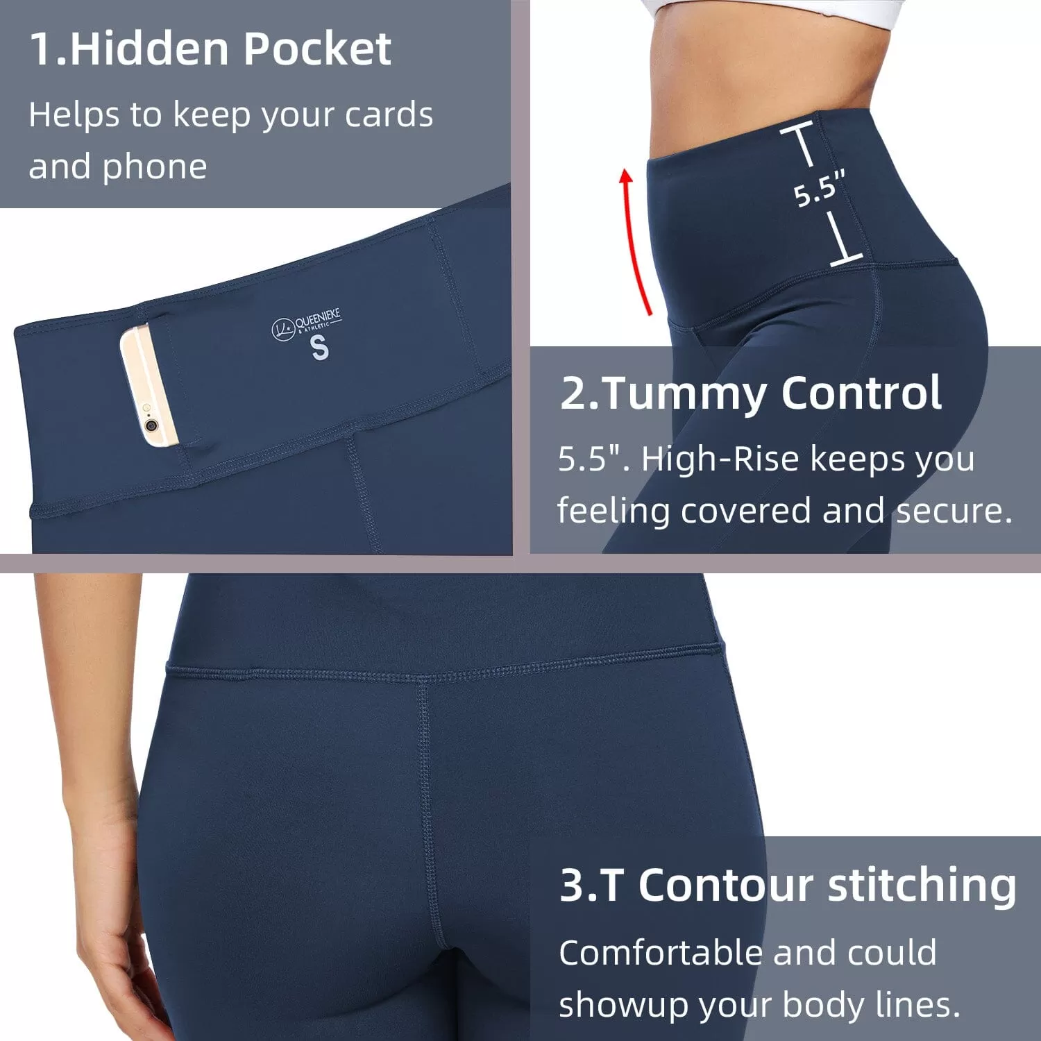 High Waist Tummy Yoga Leggings  60129