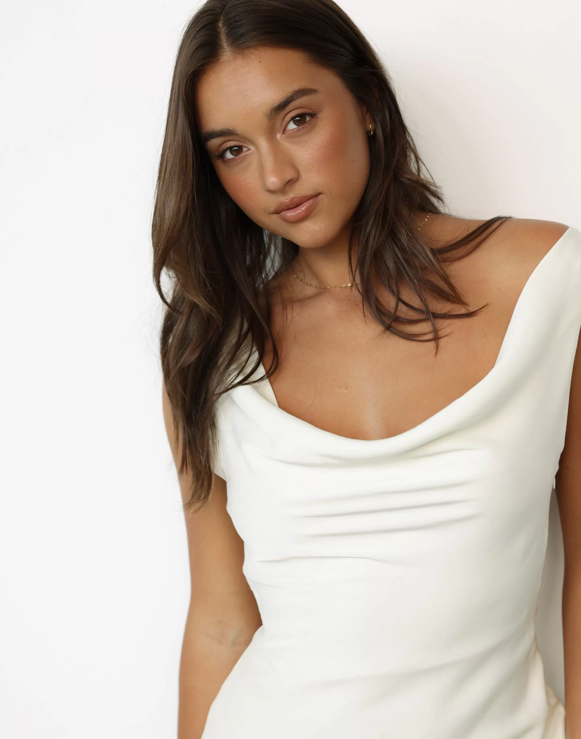 Imogen Mini Dress (Off White)