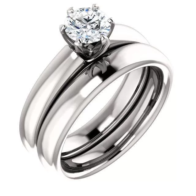 Infinite Six-Prong Solitaire Diamond Engagement Ring