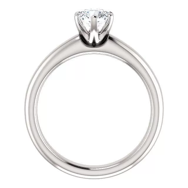 Infinite Six-Prong Solitaire Diamond Engagement Ring